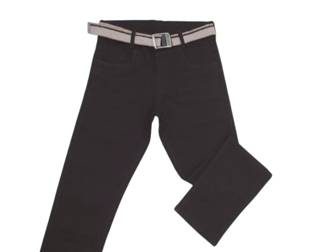 Calça Perbol Juv Masc Sarja Lycra Cinto