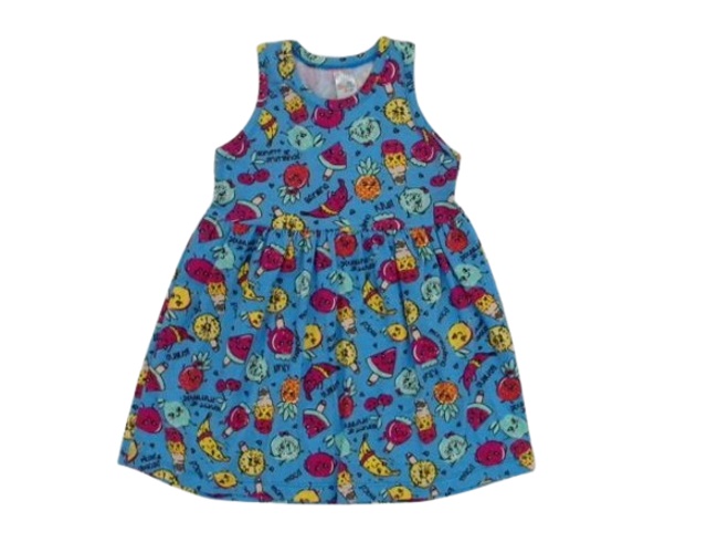 Vestido Shumakids Inf Reg Cotton Estamp