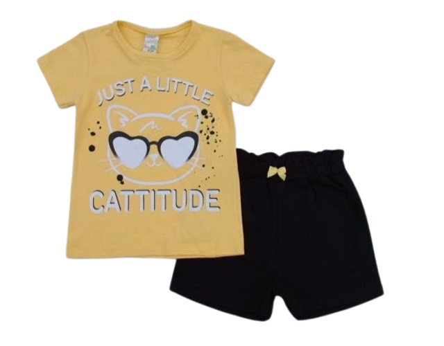Conjunto Shumakids Infantil  Manga Curta Cotton Short