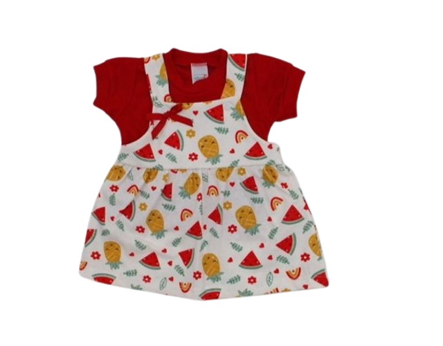 Salopete Romila Bebe M/c Malha 2pçs