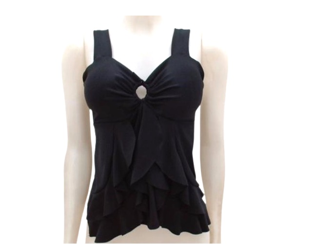 Blusa Armando Adulto  Regata Poliéster Babado Bojo