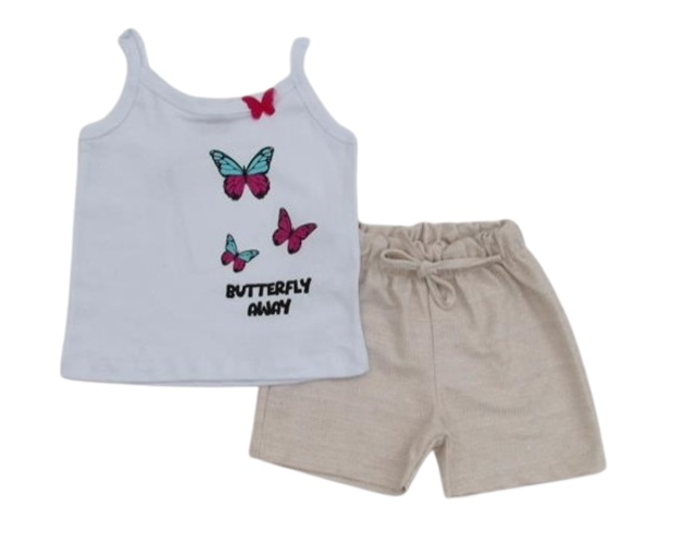 Conjunto Didiene Inf Fem Alça Ribana Short