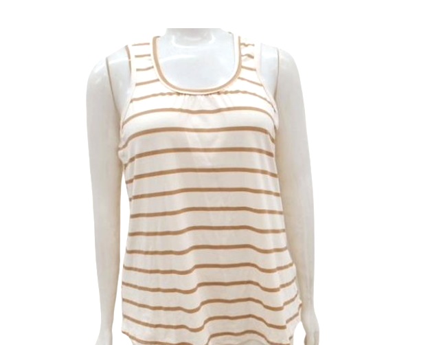 Blusa Armando Adulto Extra Grande  Regata Viscolycra Listrada