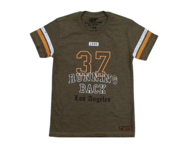 Camiseta Mro Infantil  Manga Curta Malha Jet