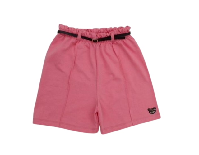 Short Mundonick Juvenil Feminina Moletinho Cinto