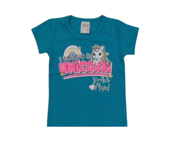 Blusa Mundonick Primeiros Passos Manga Curta Cotton