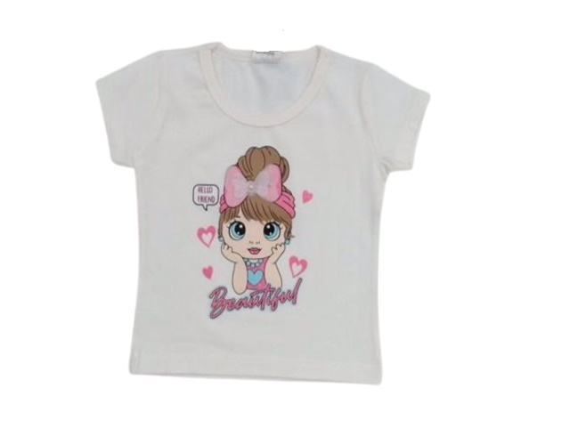 Blusa Mundonick Primeiros Passos Manga Curta Cotton