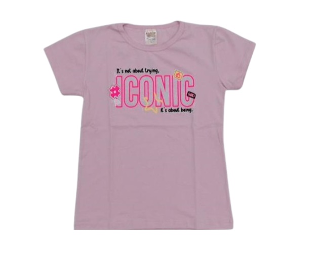 Blusa Mundonick Juvenil Manga Curta Cotton