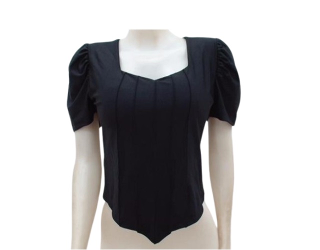 Blusa Armando Ad Fem M/c Poliéster Cropped Bojo