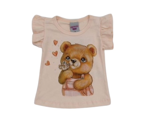 Blusa Pimentinha Bebe Fem Mga Jap Cotton