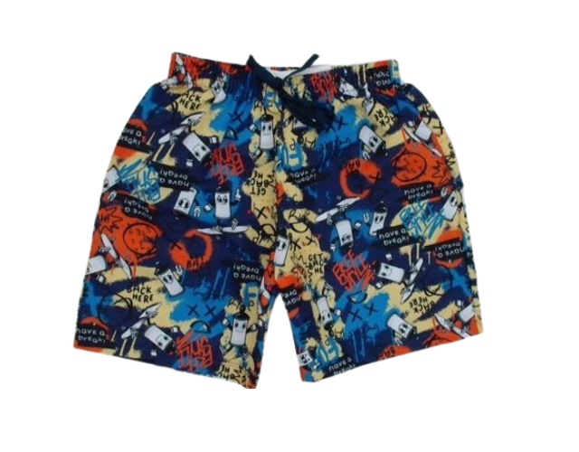 Bermuda Pimentinha Infantil Microfibra Estampado