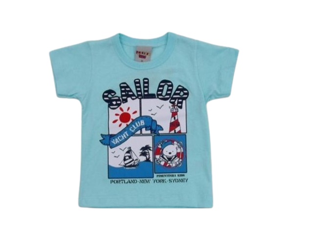 Camiseta Pimentinha Bebe Masc M/c Malha