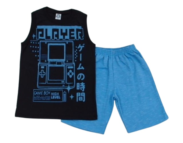 Conjunto Pk Juv Masc Reg Machão Malha