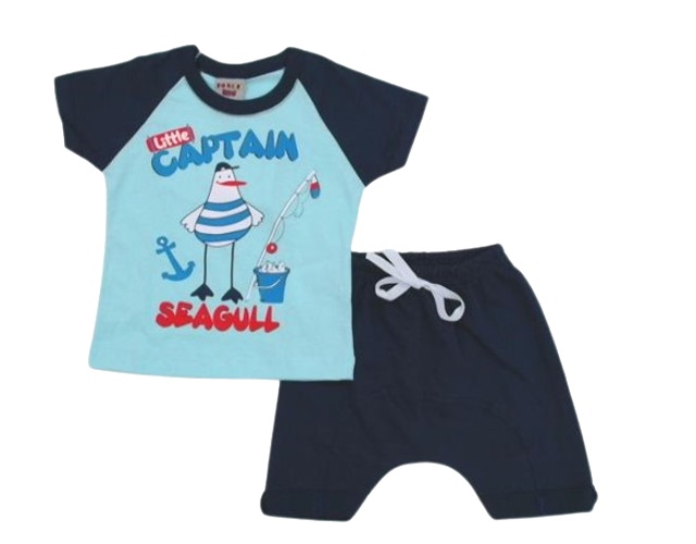 Conjunto Pimentinha Bebe  Manga Curta Malha