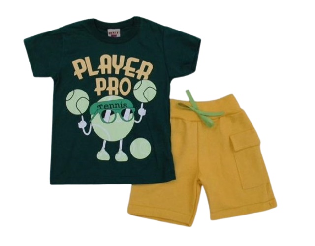 Conjunto Pimentinha P.passos Masc M/c Malha