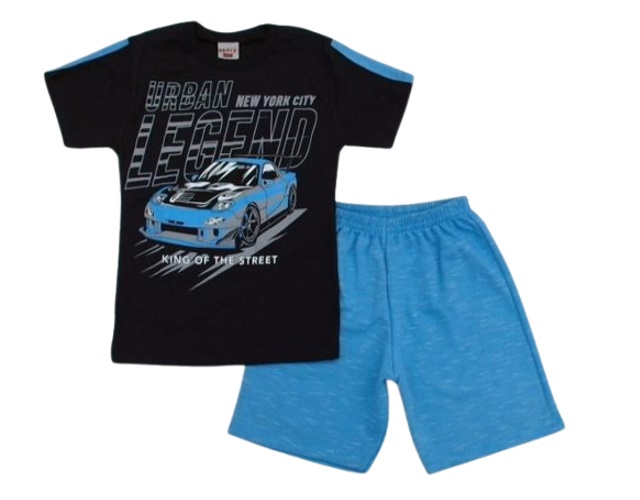 Conjunto Pimentinha Inf Masc M/c Malha