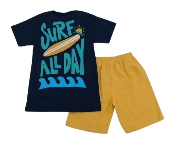 Conjunto Pimentinha Inf Masc M/c Malha