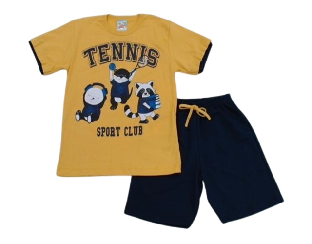 Conjunto Fashionkids Inf Masc M/c Malha