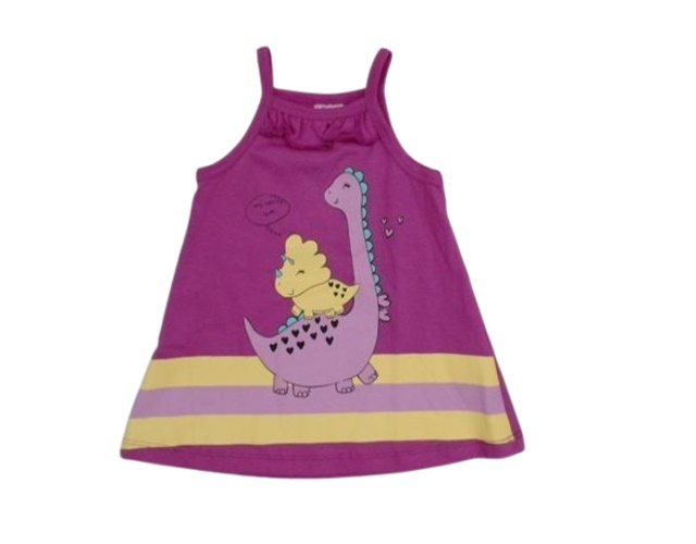 Vestido Fashionkids Bebe Alça Malha