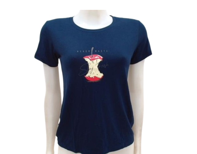 Blusa Aquamarine Adulto  Manga Curta Viscolycra