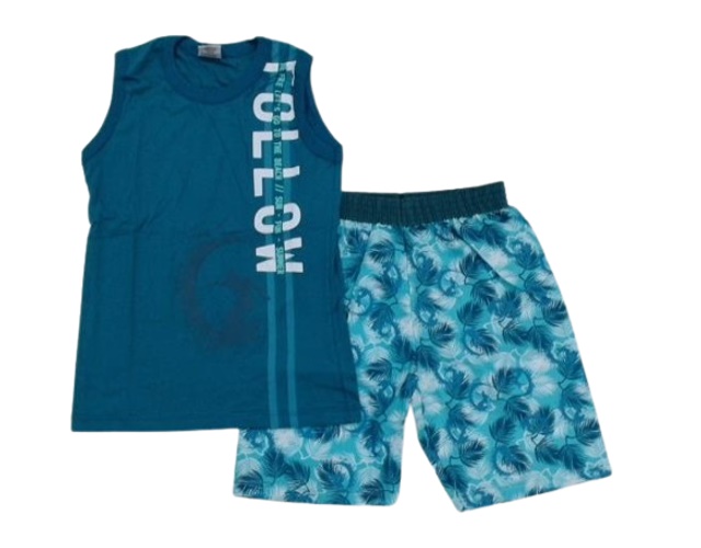 Conjunto Wkids Juvenil Regata Machão Malha