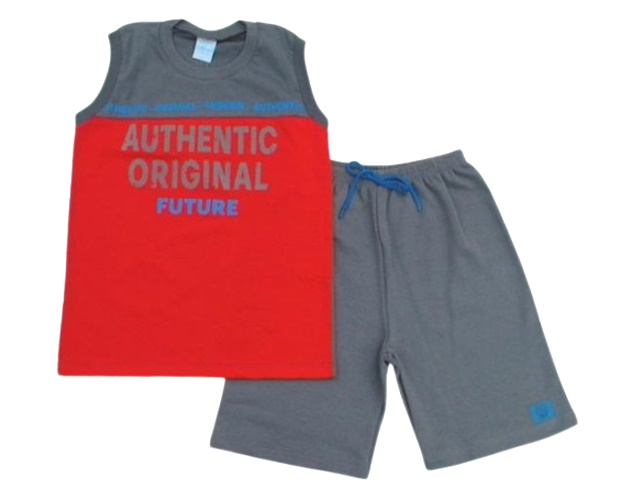 Conjunto Wilbertex Juv Masc Reg Machão Malha