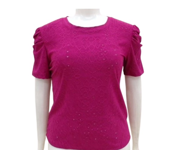 Blusa 7linhas Adulto Extra Grande Manga Curta Poliéster Lesi
