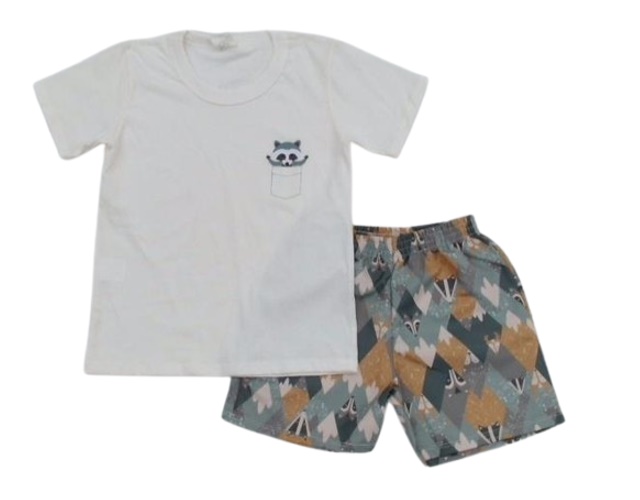 Conjunto Trin Inf Masc M/c Malha