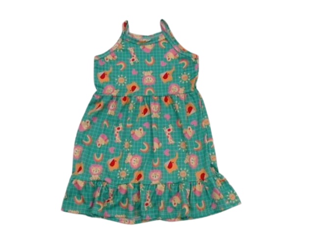 Vestido Trin Inf Alça Poliéster Estamp