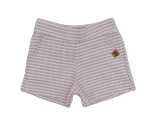 Short Minhaflor Inf Fem Moletinho Lurex 2bolsos