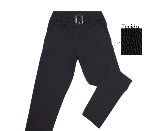 Calça Armando Ad Fem Poliéster 2bolsos