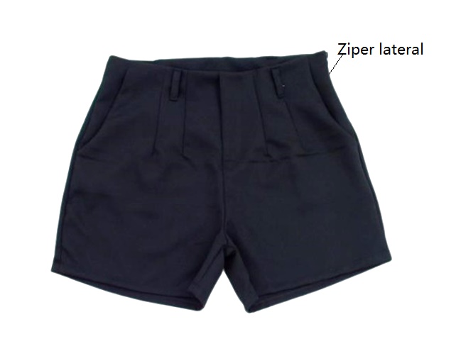 Short Armando Ad Fem Poliéster 2bolsos
