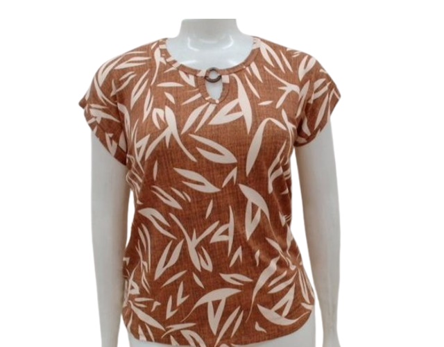 Blusa 7linhas Adulto Extra Grande Manga japonesa Viscolycra Estampado