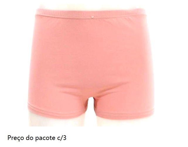 Calcinha-boxer Rosastyl Adulto Microfibra (c/3)