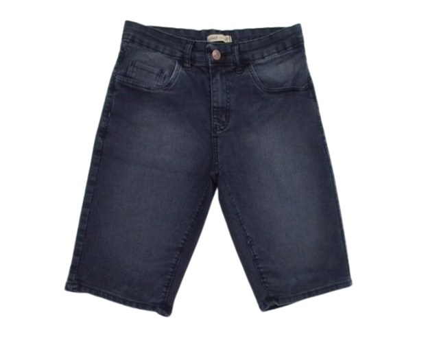 Bermuda Haas Adulto Masculino Jeans Black Lycra