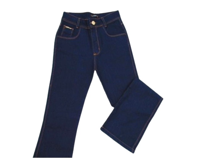 Calça Lbmodas Juv Fem Jeans Lycra Flare