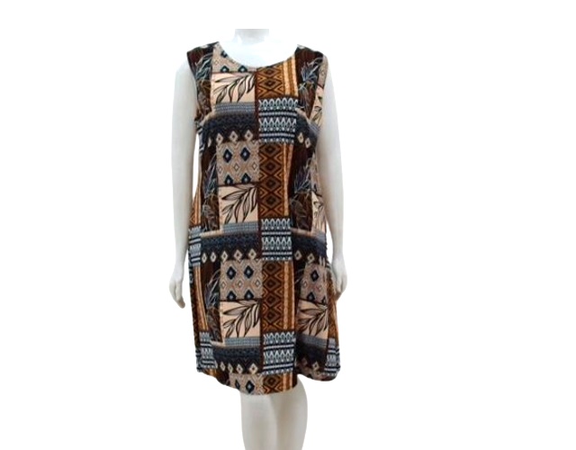 Vestido Armando Adulto Extra Grande Reb Poliéster Estampado