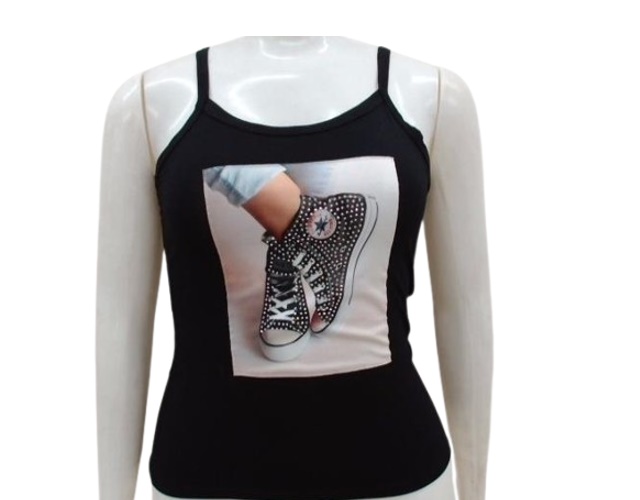 Blusa Armando Adulto Extra Grande Alça Viscolycra