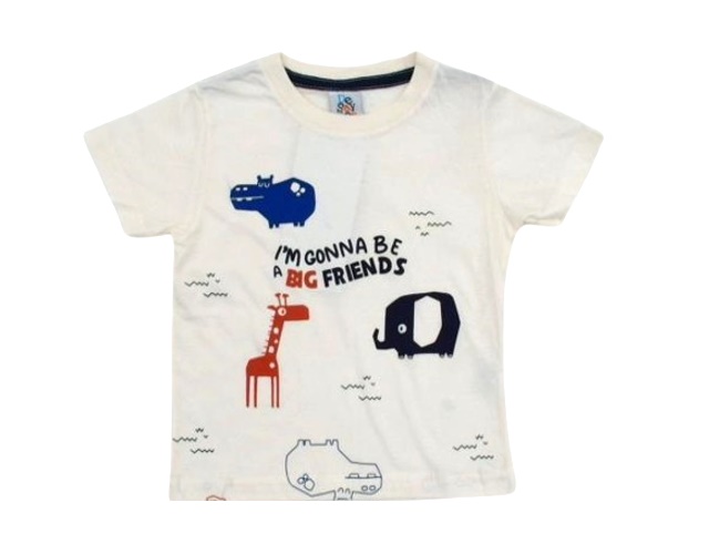 Camiseta Desayner Primeiros Passos  Manga Curta Malha