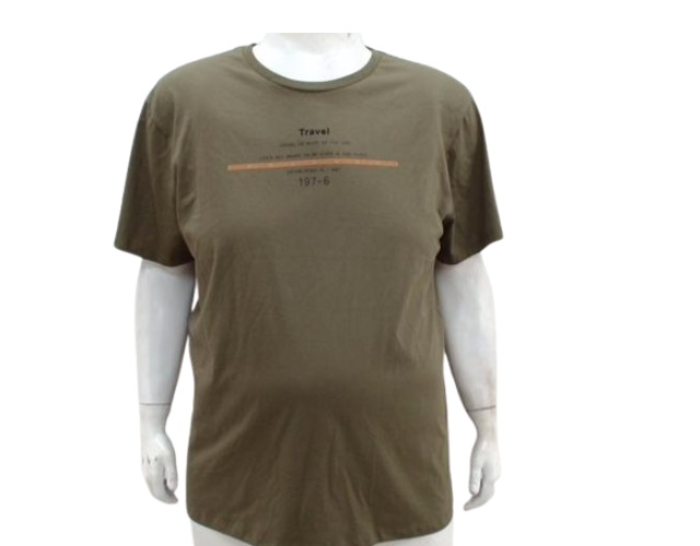 Camiseta Mmt Adulto Extra Grande Masculino Manga Curta Malha