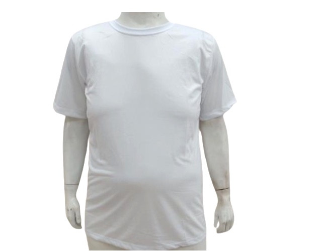 Camiseta Alfadez Adulto Extra Grande  Manga Curta Malha Pv