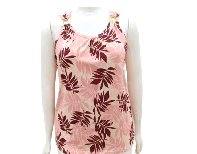 Blusa Armando Adulto Extra Grande  Regata Viscolycra Fivela