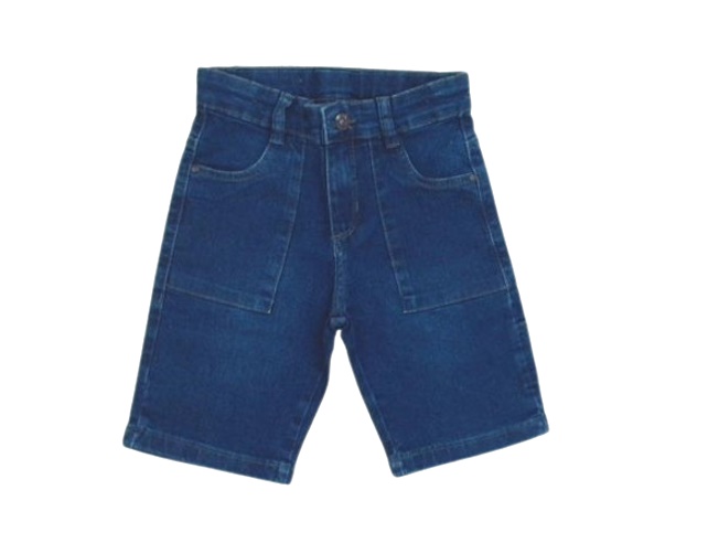Bermuda V10 Infantil  Jeans Lycra