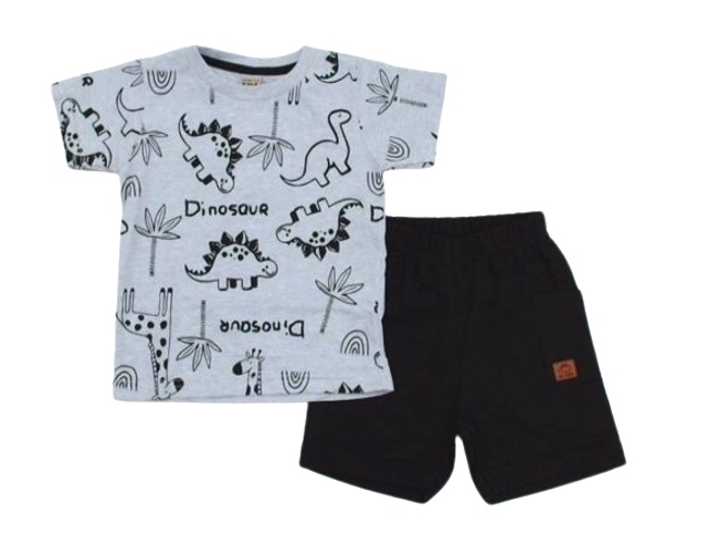 Conjunto Semprekids Primeiros Passos Masculino Manga Curta Malha