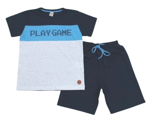 Conjunto Semprekids Infantil Masculino Manga Curta Malha