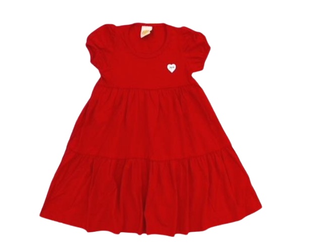 Vestido Jaki Primeiros Passos Manga Curta Malha