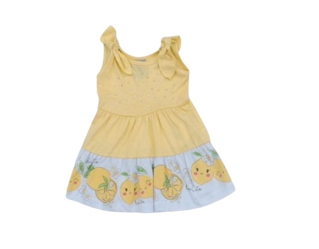Vestido Pimentinha Bebe Regata Malha