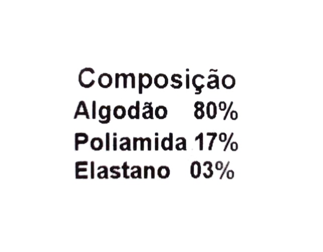 Meia Centopé Rn Algodão Atoalhada Punho Virado