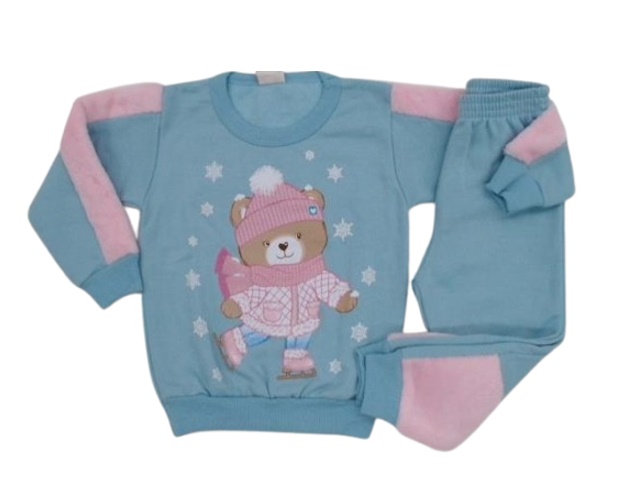 Conjunto Viston Bebe Feminina Moletom Calça