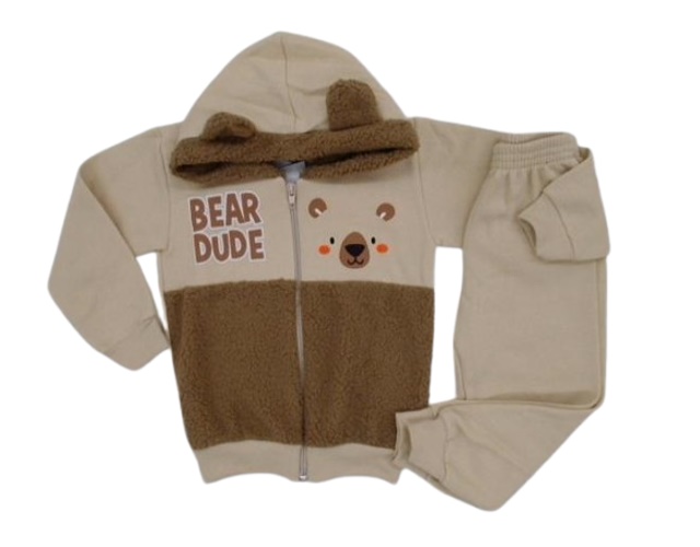 Conjunto Viston Bebe Masculino Moletom Capuz